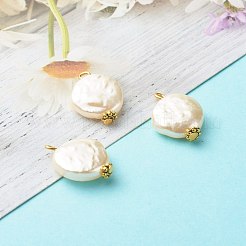 ABS Plastic Imitation Pearl Beads Pendant&nbsp;PALLOY-JF00834