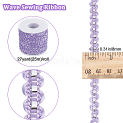 25M Metallic Yarn Lace Ribbons&nbsp;OCOR-GF0003-09I