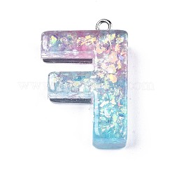 Transparent Epoxy Resin Pendants&nbsp;CRES-S364-002F