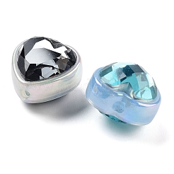 UV Plating Rhinestone Acrylic Beads&nbsp;OACR-S139-02