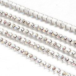 Brass Rhinestone Strass Chains&nbsp;CHC-T001-SS6-02S