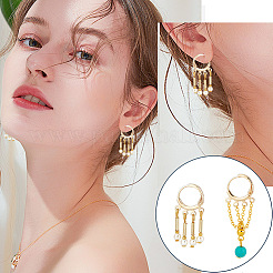 10 Pair Brass Leverback Earring Findings&nbsp;KK-BC0013-27