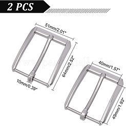 Stainless Steel Roller Buckles&nbsp;FIND-WH0110-169