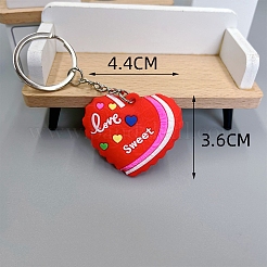 Heart PVC Bag Keychain&nbsp;PW-WGA4EE2-01