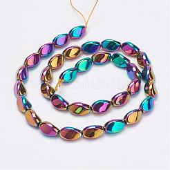 Electroplate Non-Magnetic Synthetic Hematite Strands&nbsp;G-F424-24A