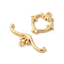 Brass Toggle Clasps&nbsp;KK-P340-44G