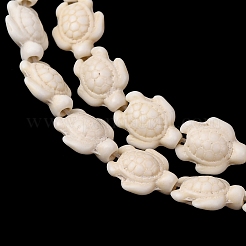 Synthetic Turquoise Dyed Beads Strands&nbsp;G-B184-D01-01