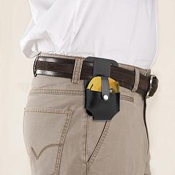 PU Imitation Leather Tape Measure Holder for Belt&nbsp;AJEW-WH0347-64