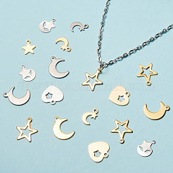 304 Stainless Steel Stamping Blank Tag Pendants&nbsp;STAS-SC0001-09