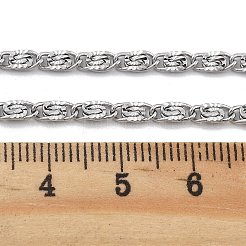 304 Stainless Steel Lumachina Chains&nbsp;STAS-M075-05P