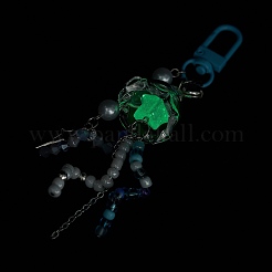 Luminous Acrylic Star Pendant Decoration&nbsp;HJEW-JM01443-02