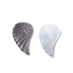 Natural Black Lip Shell Pendants&nbsp;SSHEL-L016-007A