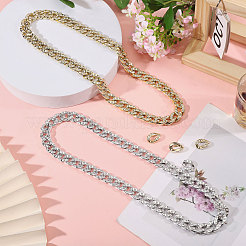 2Pcs CCB Plastic Hat Chains&nbsp;HJEW-CO00006