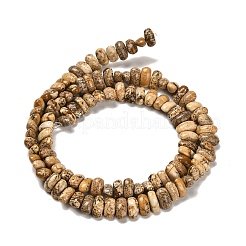Natural Picture Jasper Beads Strands&nbsp;G-Q167-B14-01