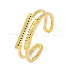 925 Sterling Silver Cuff Rings for Women&nbsp;RJEW-U046-02G