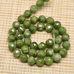 Natural Gemstone Green Quartz Round Bead Strands&nbsp;G-L143-10mm-01