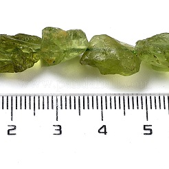 Raw Rough Natural Peridot Beads Strands&nbsp;G-P528-B05-02