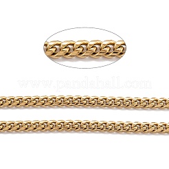 304 Stainless Steel Cuban Link Chain&nbsp;STAS-B019-02A-G