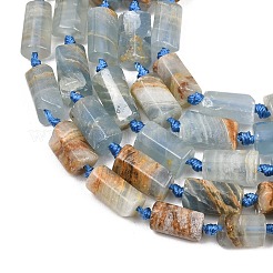 Natural Blue Calcite Beads Strands&nbsp;G-A314-A06-01
