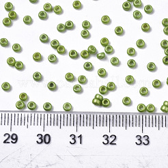 Frosted Opaque Glass Seed Beads&nbsp;X-SEED-S042-06A-02