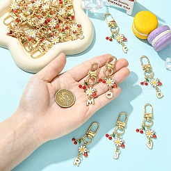 26Pcs Alloy Enamel Pendant Decorations&nbsp;HJEW-YW00176
