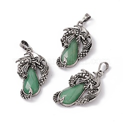 Natural & Synthetic Mixed Gemstone Pendants&nbsp;G-H281-06