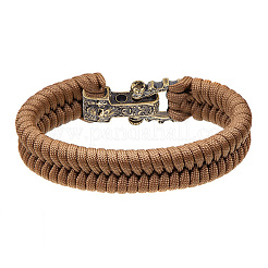 1Pc Tibetan Style Brass Shackle Clasps&nbsp;KK-NB0003-68