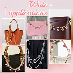 Fruit Alloy Enamel Pendant Purse Chains&nbsp;AJEW-AB00097