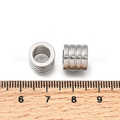 304 Stainless Steel Tube Beads&nbsp;STAS-D382-10P