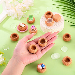 12Pcs Miniature Resin Basket&nbsp;DIY-TA0016-07