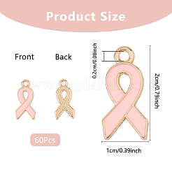 60Pcs Alloy Enamel Pendants&nbsp;ENAM-DC0001-76