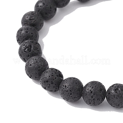 2Pcs 2 Style Skull & Cross & Round Natural & Synthetic Mixed Gemstone Beaded Stretch Bracelets Set&nbsp;BJEW-JB09519