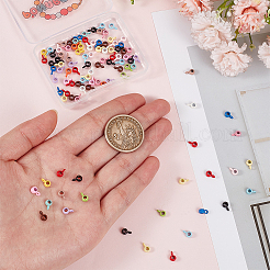 100Pcs Spray Paint Alloy Pendant Tube Bails&nbsp;FIND-PA0001-51