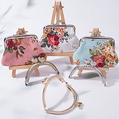 3Pcs 3 Colors Iron Purse Frames Handles&nbsp;IFIN-SZ0001-15