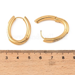 304 Stainless Steel & Crystal Rhinestone Hoop Earrings&nbsp;SA-G003-01G