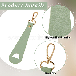 4Pcs 2 Colors Imitation Leather Hat Clips&nbsp;FIND-GF0008-14A