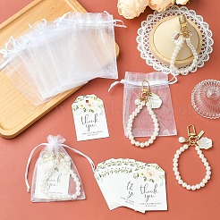 10Pcs ABS Imitation Pearl Beads Pendant Decorations&nbsp;AJEW-YW0001-55