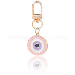3Pcs Evil Eye Alloy Enamel Pendant Decoration&nbsp;HJEW-CP00036