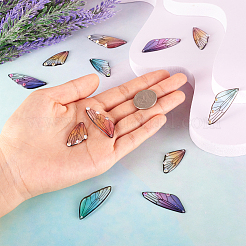 Transparent Resin Crystal AB Rhinestone Pendants Set&nbsp;RESI-TAC0002-46C