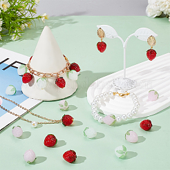 36Pcs 3 Colors Handmade Lampwork Beads&nbsp;LAMP-NB0002-04