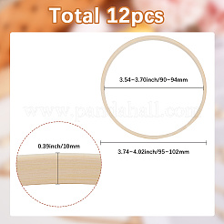 12Pcs Bamboo Embroidery Hoop&nbsp;FIND-SC0015-73B