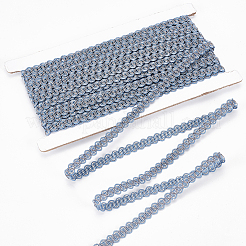 Braided Polyester Lace Trim&nbsp;OCOR-WH0079-23C