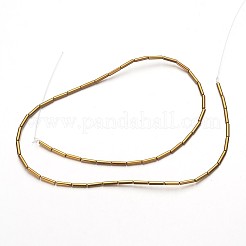 Electroplate Non-magnetic Synthetic Hematite Bead Strands&nbsp;G-F300-37B-03
