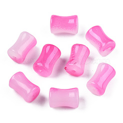 Transparent Spray Painted Glass Beads&nbsp;GLAA-N035-035-C08