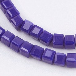 Opaque Glass Beads Strands&nbsp;EGLA-F121-NC05