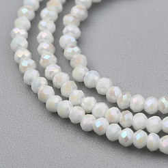 Electroplate Glass Beads Strands&nbsp;X-GLAA-F079-A-AB02