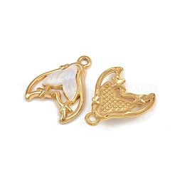 304 Stainless Steel Resin Pendants&nbsp;STAS-P410-10G