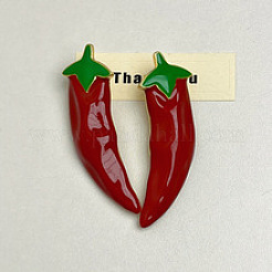 Alloy Enamel Stud Earrings&nbsp;EJEW-F387-01G