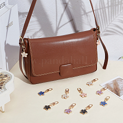 20Pcs 5 Colors Zinc Alloy Keychains&nbsp;HJEW-DR0001-12