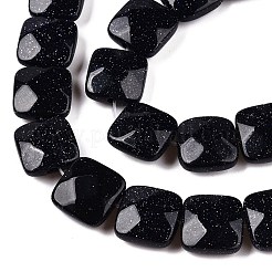 Synthetic Blue Goldstone Beads Strands&nbsp;G-T138-166
